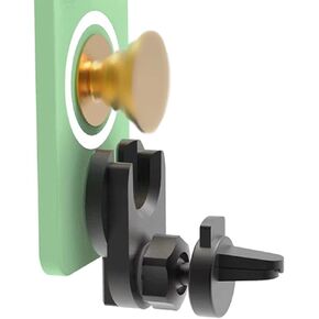 VOVIGGOL حامل هاتف بفتحة تهوية للهواء للتركيب على المقبس، ثبات قوي، دوران 360 درجة، فتحة تهوية من السيليكون لتثبيت الهاتف في السيارة، حامل سيارة متوافق مع iPhone Samgsung وجميع الهواتف الذكية in Kuwait