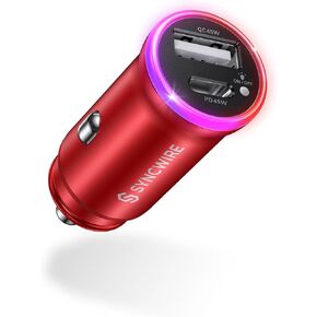 SYNCWIRE USB C Car Charger 90W [PD 45W & QC 45W] for iPhone 15 Fast Charging Cigarette Lighter USB Charger Adapter [Safety Certified] Compatible with iPhone 15 Pro Max 14 13 12, Samsung, Pixel, iPad