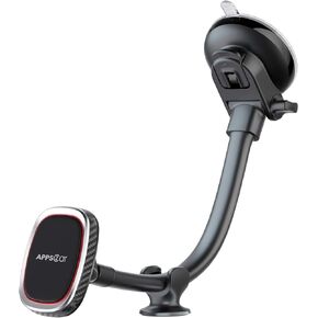 7" Magnetic Car Phone Holder, Windshield Dashboard Phone Holder Car, Gooseneck Suction Phone Car Mount with Multiple N52 Magnets, Designed for iPhone 13 Series, Compatible with Most Smartphones. in Kuwait