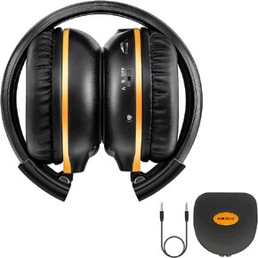SIMOLIO Infrared Headphones for uConnect & Honda Odyssey & Chrysler Pacifica & GMC Yukon & Chevy Suburban & Cadillac Escalade & Dodge Grand Caravan, Car Headphone for DVD Player Wireless with Case