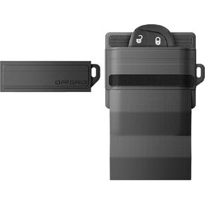 OffGrid Faraday Key Fob Protector, Premium Signal-Blocking Faraday Bag for Key Fob - Car RFID Signal Blocker, Anti-Hacking Pouch, Anti-Theft Key Bag (Grey) in Kuwait