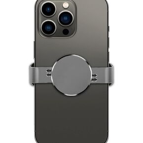 GOUPPL Metal Phone Clamp for Magnet Car Mount Holder, Adjustable Hands-Free Phone Clip Compatible with All Magnetic Mounts [Clamp and Remove at Anytime] Fits iPhone Samsung Smartphone (Gray) in Saudi Arabia