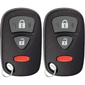 KeylessOption دخول بدون مفتاح التحكم عن بعد مفتاح السيارة فوب جهاز إنذار لسوزوكي SX4 07-09، جراند فيتارا 06-12 KBRTS005 (حزمة من 2) in Kuwait