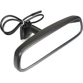 BOYO VTM43TC - Replacement Rear-View Mirror with 4.3" TFT-LCD Backup Camera Monitor and Temperature/Compass Display in Kuwait