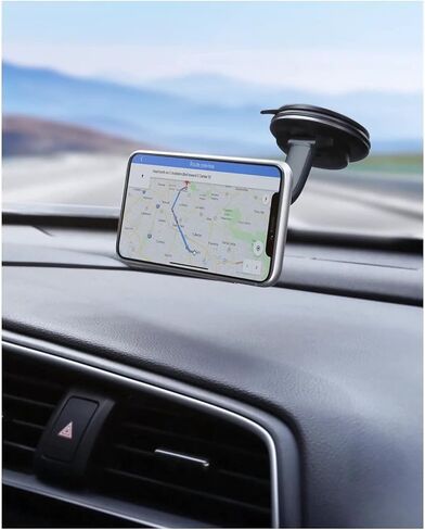 حامل هاتف للسيارة 360 درجة، حامل هاتف HD C49، رمادي (أسود) in Kuwait
