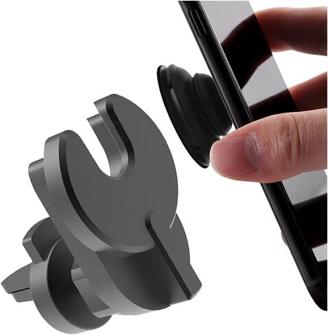 VOVIGGOL حامل هاتف بفتحة تهوية للهواء للتركيب على المقبس، ثبات قوي، دوران 360 درجة، فتحة تهوية من السيليكون لتثبيت الهاتف في السيارة، حامل سيارة متوافق مع iPhone Samgsung وجميع الهواتف الذكية in Kuwait