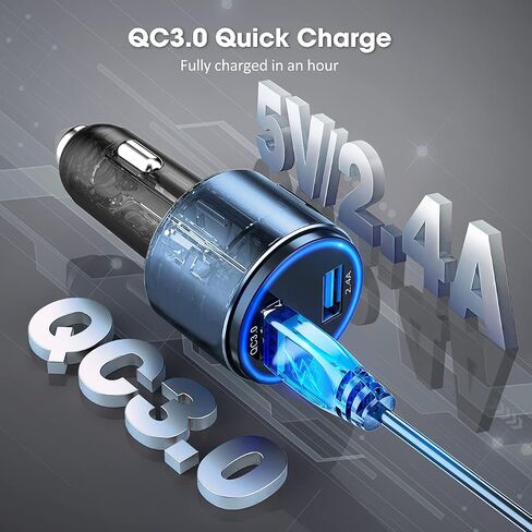 شاحن سيارة لاسلكي MOKPR وشاحن سيارة QC3.0 in Kuwait