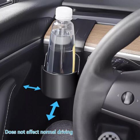 A.B Crew حامل كأس السيارة القابل للفصل لطراز تسلا 3 موديل Y لوحة القيادة اليسرى حامل هاتف لوحة القيادة للسيارة حامل كوب الماء لسيارة تسلا حامل الهاتف الخليوي لتيسلا in Kuwait