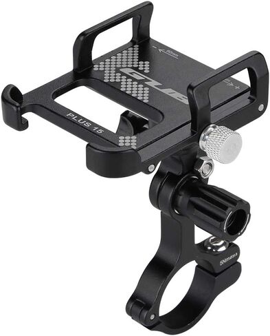 حامل موبايل للدراجة النارية والدراجة النارية مصنوع من خليط معدني من الالومنيوم متوافق مع ايفون 11 برو ماكس وجالكسي اس 20 واس 10 مع حافظة جوال سميكة in Kuwait