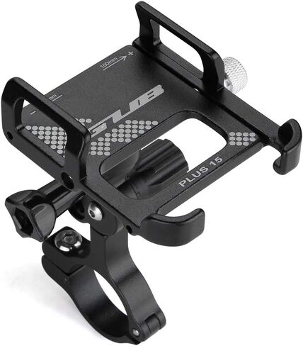 حامل موبايل للدراجة النارية والدراجة النارية مصنوع من خليط معدني من الالومنيوم متوافق مع ايفون 11 برو ماكس وجالكسي اس 20 واس 10 مع حافظة جوال سميكة in Kuwait