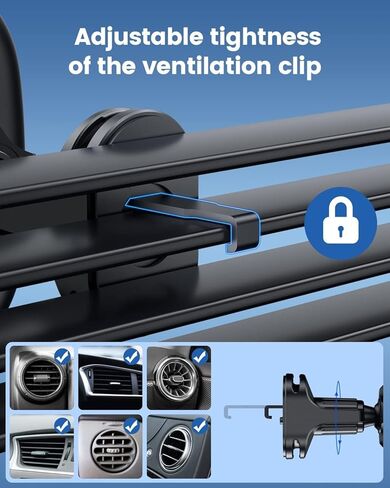 شاحن سيارة لاسلكي مغناطيسي كوباو ماج سيف حامل خطاف متوافق مع ايفون 14/14 برو/14 برو ماكس/13/13 برو/13 برو ماكس/12/12 برو/برو ماكس in Kuwait