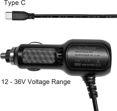 5V Car-Charger for Carplay Stereo,Portable DVD Player,Radar Detector,LED Light Strip,Air Pump,Monitor,Speaker,Breast Pump,Dc Adapter Auto Power Supply Cord,Extra Long 12FT,Suitable for vehicles 12-24V in Saudi Arabia