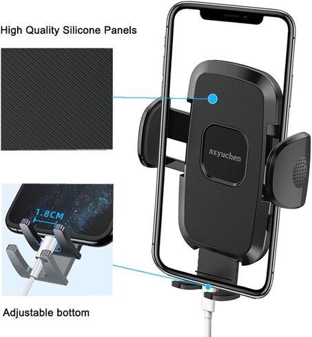 szyuchen Car Cell Phone Holder Mount for Honda Civic Accord CRV HRV Pilot Passport Odyssey Element Insight Fit Ridgeline LX EX EXL Si Hatchback Sport Hybrid Touring Accessories Cellphone Mobile Stand in Saudi Arabia