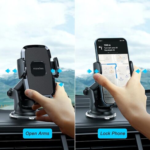 szyuchen Car Cell Phone Holder Mount for Honda Civic Accord CRV HRV Pilot Passport Odyssey Element Insight Fit Ridgeline LX EX EXL Si Hatchback Sport Hybrid Touring Accessories Cellphone Mobile Stand in Saudi Arabia