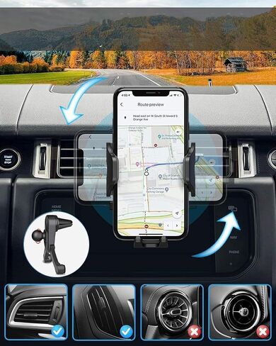 szyuchen Car Cell Phone Holder Mount for Honda Civic Accord CRV HRV Pilot Passport Odyssey Element Insight Fit Ridgeline LX EX EXL Si Hatchback Sport Hybrid Touring Accessories Cellphone Mobile Stand in Saudi Arabia