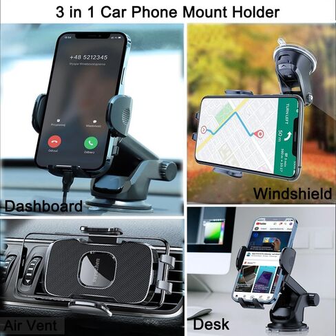 szyuchen Car Cell Phone Holder Mount for Honda Civic Accord CRV HRV Pilot Passport Odyssey Element Insight Fit Ridgeline LX EX EXL Si Hatchback Sport Hybrid Touring Accessories Cellphone Mobile Stand in Saudi Arabia