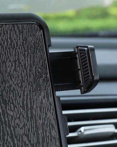 حامل هاتف السيارة LOTUNY، [مشبك تهوية مطور لا يسقط أبدًا] حامل هاتف عالمي لسيارتك، حامل للهاتف الخلوي بفتحة تهوية بدون استخدام اليدين متوافق مع iPhone Samsung وجميع مقاسات 4.0-7.0 بوصات in Kuwait