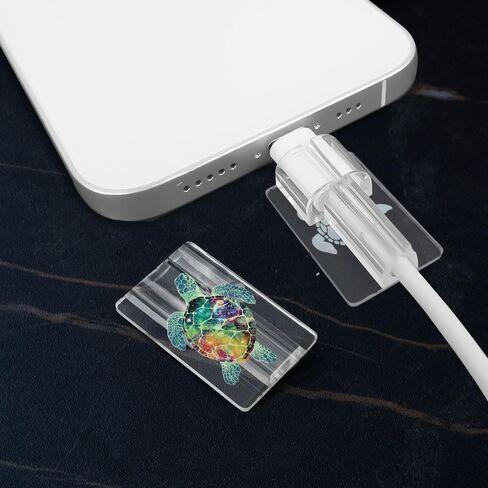 FINCIBO 2 Pcs Set Cable Charging Head Protector Cover, Charging Cord Protector, Cute Cable Protectors for iPhone Charger Cable - Dragonfly Frog, Baby Panda in Kuwait