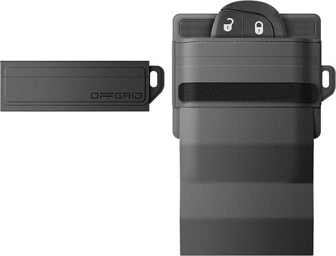 OffGrid Faraday Key Fob Protector, Premium Signal-Blocking Faraday Bag for Key Fob - Car RFID Signal Blocker, Anti-Hacking Pouch, Anti-Theft Key Bag (Grey) in Kuwait