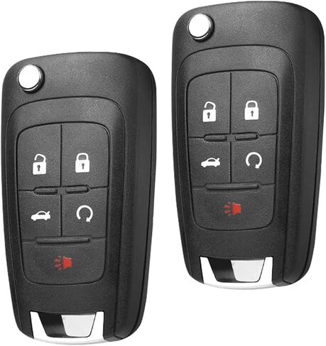 5 أزرار فليب مفتاح Fob يناسب 2010-2017 بويك آلور إنكور لاكروس ريجال فيرانو شيفي كامارو كروز إكوينوكس إمبالا سونيك جي ام سي التضاريس بدون مفتاح OHT01060512 in Kuwait