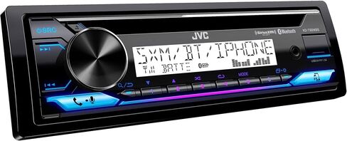 JVC KD-T92MBS Marine Rated Car Stereo with Bluetooth, Front USB, AUX, Amazon Alexa, SirusXM Radio Ready, Hi-Power Amplifier, High Contrast Screen in Saudi Arabia