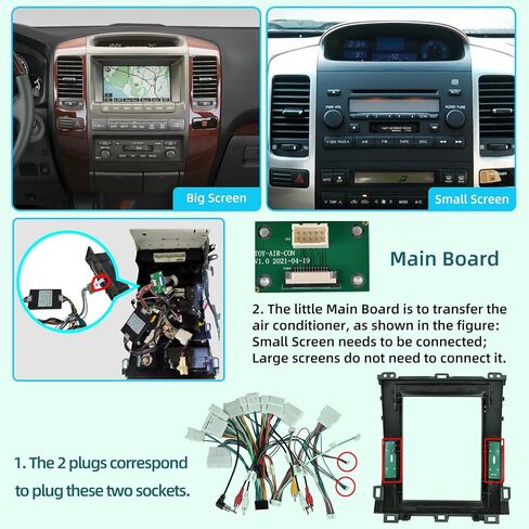 [2G+64G] Android 13 Car Radio for Lexus GX470 Toyota Prado 2002-2009, 9.7 inch Vertical Touch Screen Stereo, Apple Carplay/Android Auto/Hi-Fi Audio/1080P/SWC +AHD Backup Camera+MIC in Saudi Arabia