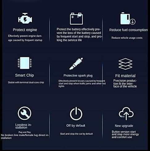 بدء التشغيل التلقائي وإيقاف الحذف/التعطيل/المزيل المتوافق مع سلسلة Toyota، نظام إيقاف التشغيل التلقائي لمحرك إلغاء كابل الجهاز (متوافق مع RAV4 2020-2021) in Kuwait