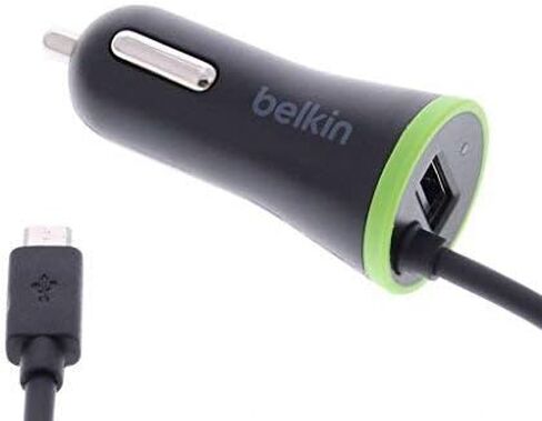 Belkin Boost Up Car Charger with 4-Foot Coiled Micro USB Cable (17 Watt / 3.4 Amp) in Kuwait