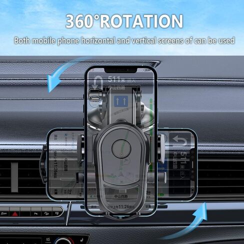 NHHC 2023 Upgrade Car Phone Holder,Car Vent Phone Mount Dashboard Phone Holder,360° Rotable&Retractable Arm Power Suction Cup Phone Holder Compatible iphone14 13 and All Smart Phone in Saudi Arabia