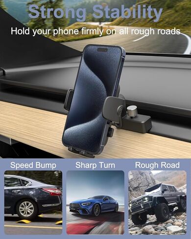 حامل هاتف Kolasels Tesla Air Vent، [مشبك بستة خطافات] حامل هاتف Tesla Model 3 Y، دوران 360 درجة Tesla Model 3 لهاتف iPhone 15 14 13 12 Pro Max Plus، سلسلة Galaxy وجميع الهواتف 4-7 بوصة in Saudi Arabia
