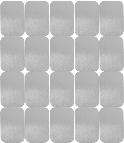 STOBOK Magnetic Stickers Mini Phone 20Pcs Phone Mount Holders Iron Plates Universal Metal Plates for Magnetic Phone Mini Magnets Mini Cell Phone in Saudi Arabia