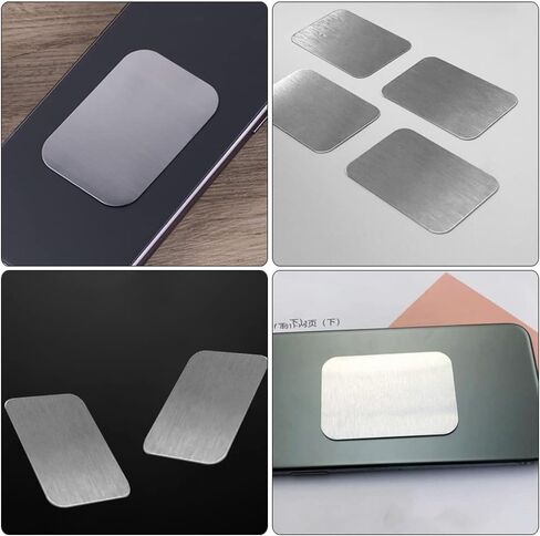 STOBOK Magnetic Stickers Mini Phone 20Pcs Phone Mount Holders Iron Plates Universal Metal Plates for Magnetic Phone Mini Magnets Mini Cell Phone in Saudi Arabia