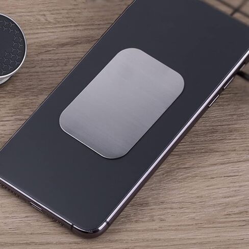 STOBOK Magnetic Stickers Mini Phone 20Pcs Phone Mount Holders Iron Plates Universal Metal Plates for Magnetic Phone Mini Magnets Mini Cell Phone in Saudi Arabia