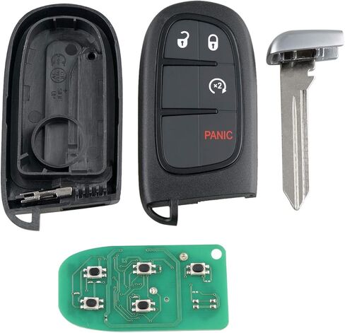 ADAURIS Keyless Entry Remote Smart Key Fob 4 Buttons Vehicles Replacement Fits Dodge Ram 1500 2500 3500 (GQ4-54T) in Kuwait
