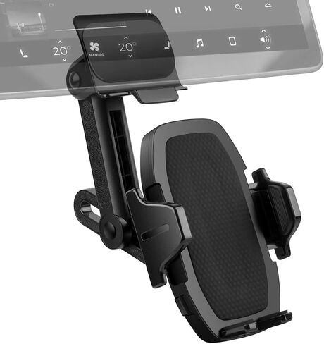 enGMOLPHY Designed for Tesla Phone Mount Compatible with Model 3 & Model Y, [Solid & Durable] Easy Clamp Hands-Free Car Mount for Tesla, Fit for iPhone 14 13 12 Pro Max, Samsung Galaxy S23 All Phones in Kuwait