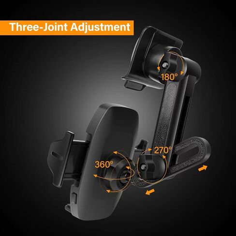 enGMOLPHY Designed for Tesla Phone Mount Compatible with Model 3 & Model Y, [Solid & Durable] Easy Clamp Hands-Free Car Mount for Tesla, Fit for iPhone 14 13 12 Pro Max, Samsung Galaxy S23 All Phones in Kuwait