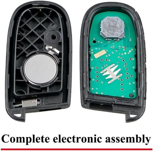 Car Key Fob Keyless Entry Remote Control Remote Start Compatible for Jeep Grand Cherokee 2014-2021 Replacement for FCC ID: M3N40821302 433 Mhz (Pack of 1) in Kuwait