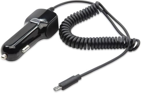 شاحن سيارة BoxWave متوافق مع Jitterbug Flip - شاحن سيارة Plus، شاحن سيارة بمنفذ USB إضافي مع كابل مدمج لـ Jitterbug Flip، Jitterbug Flip، Lively، Smart2 - أسود in Kuwait