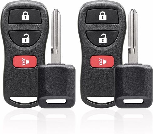 ADAURIS Keyless Repalcement Key Fob Entry Remote with Key Control, Fits for Nissan Armada Frontier NV ompatible with KBRASTU15, CWTWB1U733(2 Pack) in Kuwait