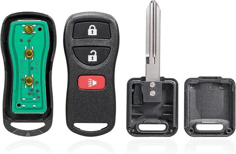 ADAURIS Keyless Repalcement Key Fob Entry Remote with Key Control, Fits for Nissan Armada Frontier NV ompatible with KBRASTU15, CWTWB1U733(2 Pack) in Kuwait