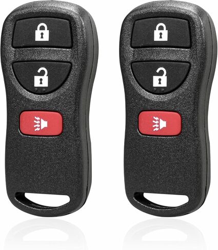 ADAURIS Keyless Repalcement Key Fob Entry Remote with Key Control, Fits for Nissan Armada Frontier NV ompatible with KBRASTU15, CWTWB1U733(2 Pack) in Kuwait