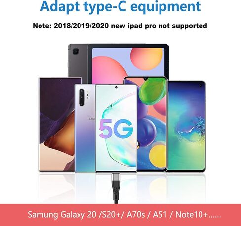 كيبل USB C بطول 10 قدم متوافق مع سامسونج جالكسي S20/بلس/الترا/S10، شاحن سريع من نيوجريت USB A الى النوع C 3A، سلك نايلون ممتاز طويل للغاية لجوال S9 S8 بلس نوت 20 10 9 8 Z فليب ال جي V50 V40 G8 G7 in Saudi Arabia