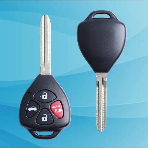 Keyless Entry Remote Control Key Fob Uncut Blade Fit for 2007 2008 2009 2010 Toyota Camry LE FCCID: HYQ12BBY 4D67 Chip 314.4Mhz Set of 2 in Kuwait