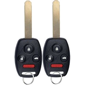Key Fob for Honda 2003 2004 2005 2006 2007 Accord,2010 Element (2Pcs) Mushan Replacement Key Ignition Car Key Keyless Entry OUCG8D-380H-A in Kuwait