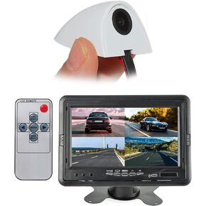 EWAY Car Door Blind Spot Side View Camera with 7 Inch TFT LCD Monitor Side Mount Backup Cameras for Truck 5th Wheel Camper Trailer RV Auto Safety - Tape Monitor with Remote Control in Kuwait