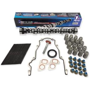 Texas Speed TSP Chopacabra Truck Cam Kit with Camshaft, Beehive Springs, Seals, Pushrods and Install Kit LS 4.8 5.3 6.0 6.2 (Cam Kit with 7.400" Chromoly Pushrods) in Kuwait