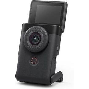 Canon PowerShot V10 Compact Vlogging Camera, 1" CMOS Sensor, 4K Video Streaming, Built‑in Wide‑Angle Zoom Lens, Flip‑LCD & Stereo Mic, Image Stabilization, Creator Studio in Your Pocket, Black | 1 Bsi CMOS, ~15.2m Still, 4k/29.97fps, 19mm F/2.8, 2.0 Flip  in Saudi Arabia