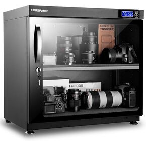Camera Dehumidifying Dry Cabinet |8W 80L-Noiseless & Energy Saving - for Camera Lens & Electronic Equipment Storage