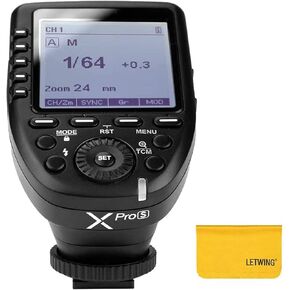Godox XPro-S TTL Wireless Flash Trigger for Sony Camera, 2.4G Wirless Flash Transmitter HSS 1/8000s, TTL-Convert-Manual Function, 11 Customizable Functions, Big LCD Screen, 16 Groups and 32 Channels in Kuwait