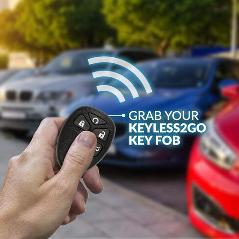 Keyless2Go Replacement for Keyless Entry Car Key Vehicles That Use 6 Button 15913427 OUC60270 Remote, Self-Programming - 2 Pack in Saudi Arabia